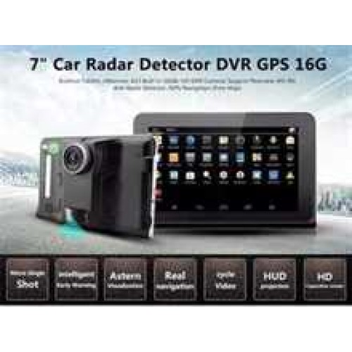 GPS 7" ANDROID,WIFI,DETECTOR RADAR,DVR,IGO TRUCK MAP 2018