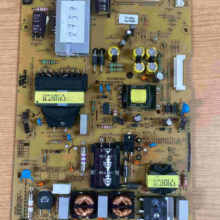 FUENTE ALIMENTACIÓN  LG 42LA660S EAX64905701(2.3) EAY62810901