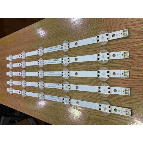 KIT BARRA LED LG 43NANO756PA SSC Y21 SLIM TRIDENT 43NANO75 HKC S