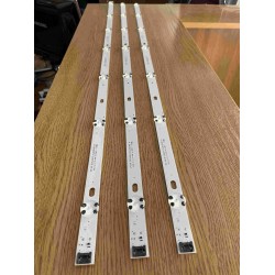 KIT BARRA LED LG 43UM7050PLF LC43490116A HL-99430CSP1313-0701S-02 A4 3X7 