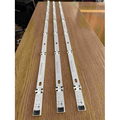 KIT BARRA LED LG 43UN71006LB HL-99430CSP1313-0701S-02 A4 3X7 LC43490116A