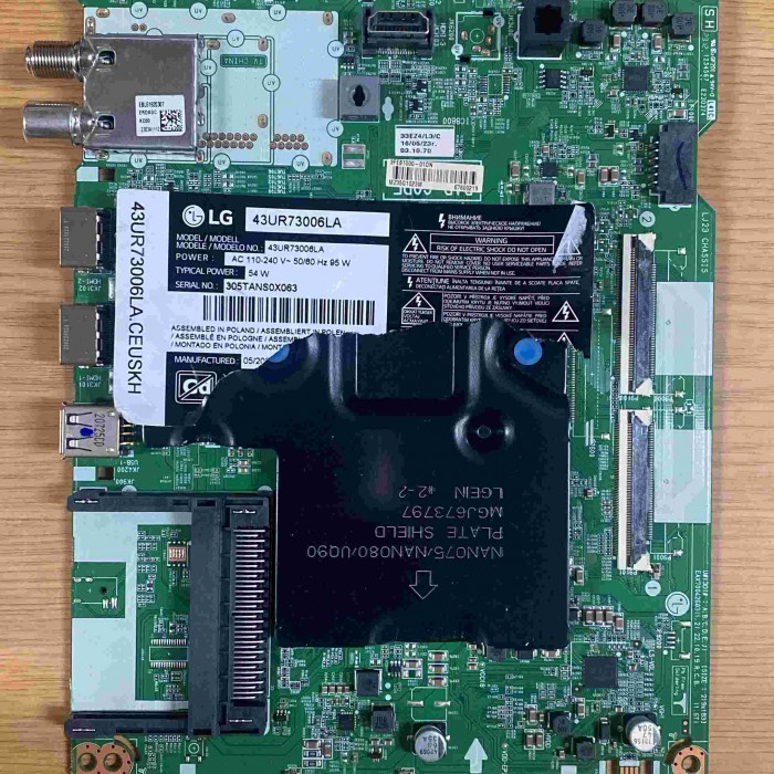 MAINBOARD LG 43UR73006LA EAX70042603(1.2) EBT67600213