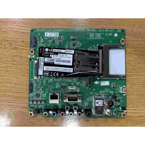 MAINBOARD LG 49LV300C EAX67258404(1.0) EBT64223902