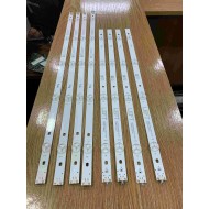 KIT BARRA LED LG 49UJ630V-ZA NC490DGG-AAFX1-41CA GAN01-1255A 1256A-P1