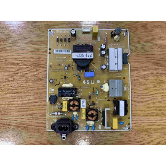 FUENTE ALIMENTACION LG 49UK6300PLB LGP49DJ-17U1 EAX67189201(1.6) EAY64511101
