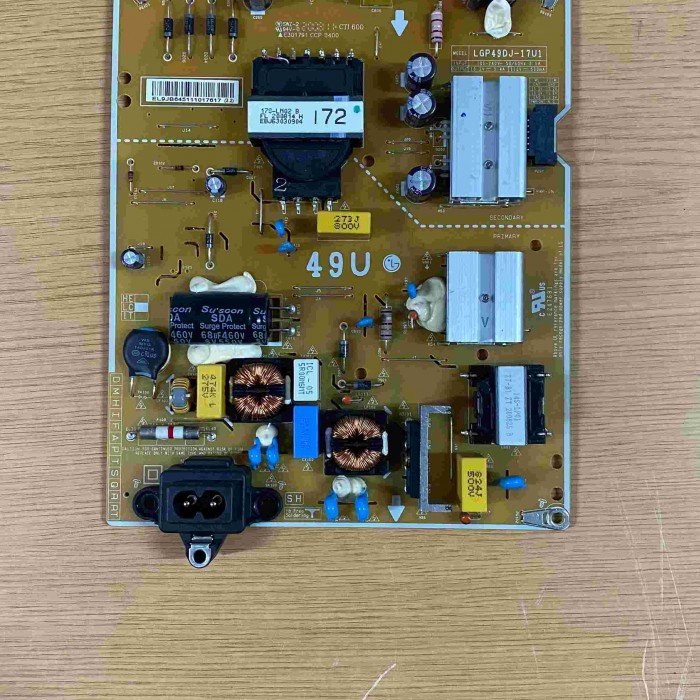FUENTE ALIMENTACIÓN LG 49UN711C0ZB EAX67189201(1.7) EAY64511101