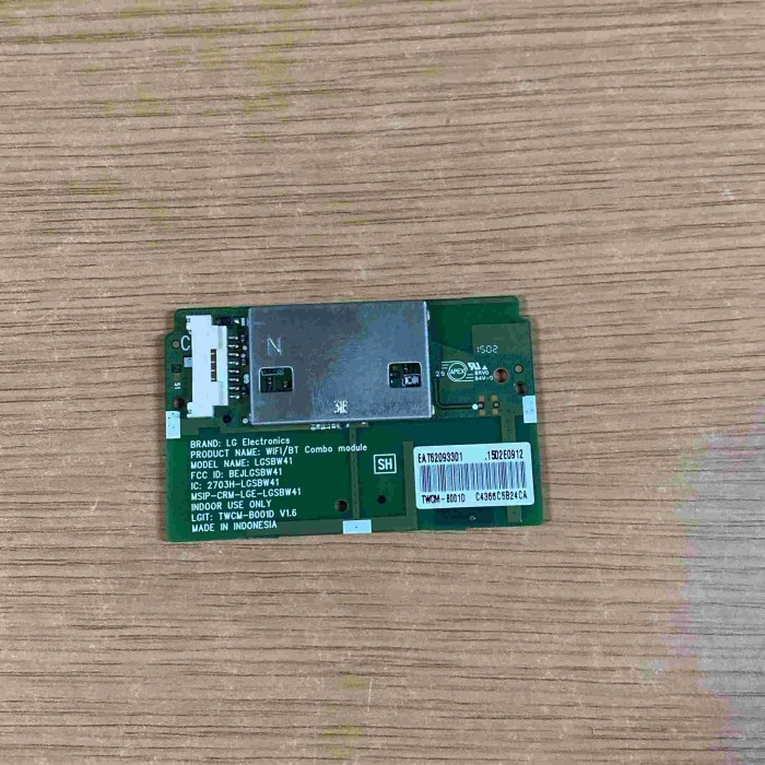 RECEPTOR WIFI LG 50LF652V LGSBW41