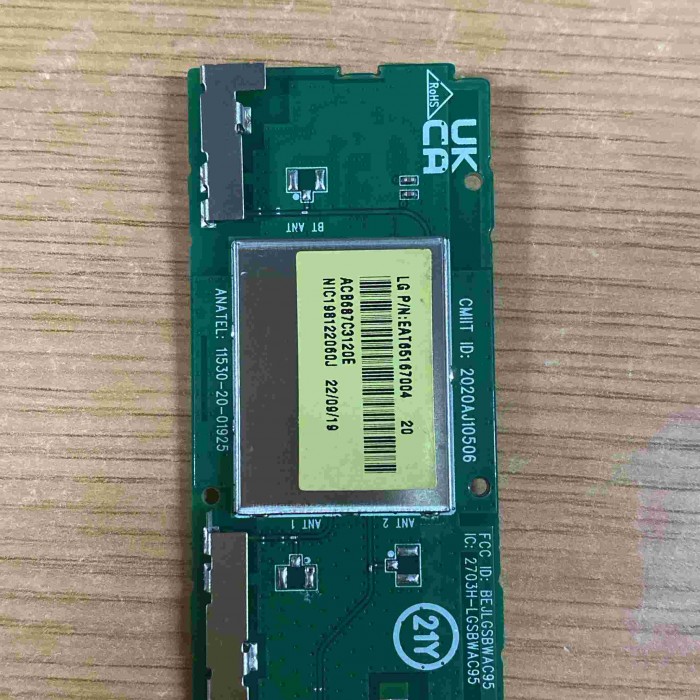 RECEPTOR WIFI LG 50QNED826QB LGSBWAC95