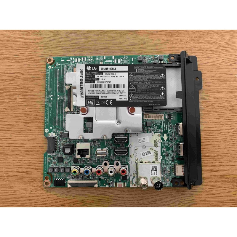MAINBOARD LG 50UN81006LB EAX69083603 1.0 EBT66464803 HARRYELECTRONICS.COM