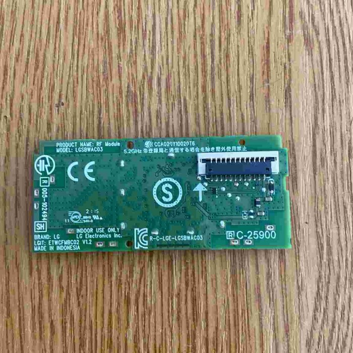 RECEPTOR WIFI LG 55NANO816PA LGSBWAC03