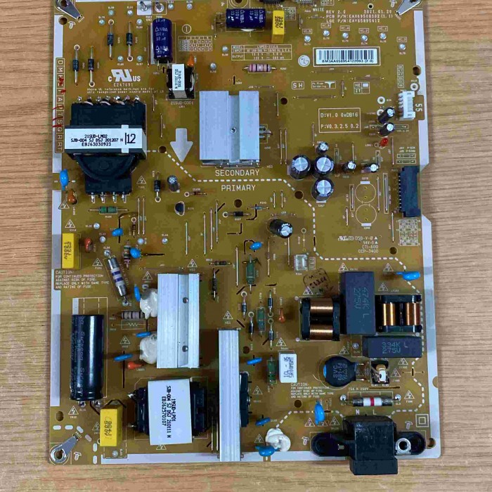FUENTE ALIMENTACIÓN LG 55NANO886PB EAX69508302(1.1) EAY65895412