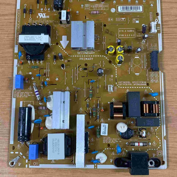 FUENTE ALIMENTACIÓN LG 55QNED7S6QA EAX69508302(1.1) EAY65895412