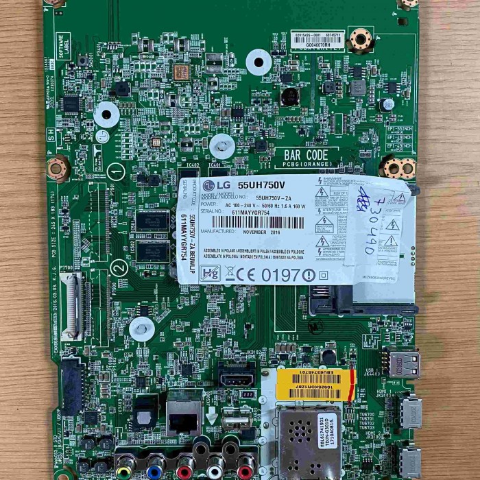 MAINBOARD LG 55UH750V EAX668105 EBT63745711