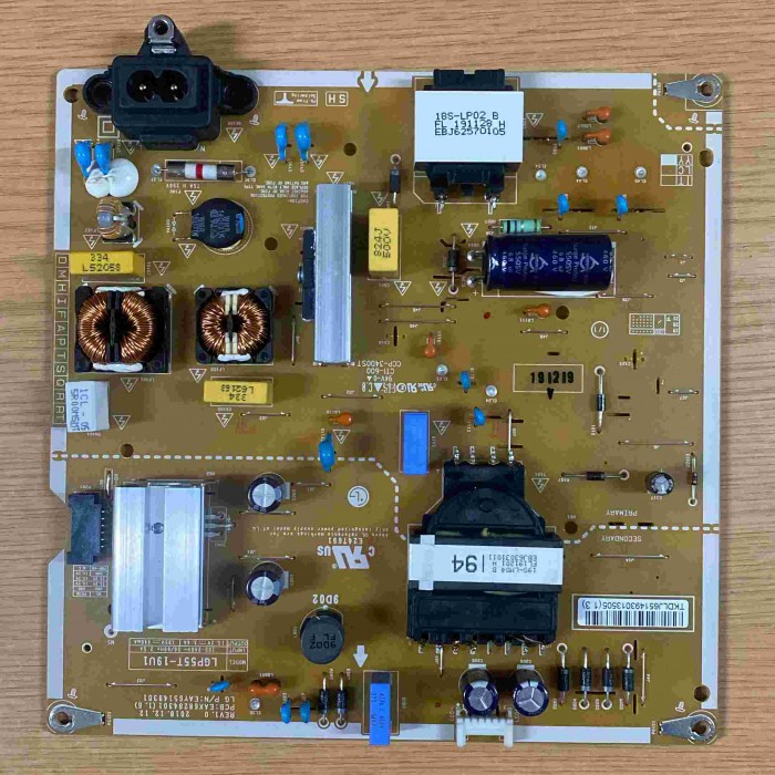 FUENTE ALIMENTACIÓN LG 55UM7610PLB EAX68284301(1.6) EAY65149301