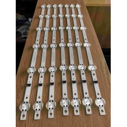 KIT BARRA LED LG 55UP77006LB SSC Y21 SLIM TRIDENT 55UP80 BOE A S 