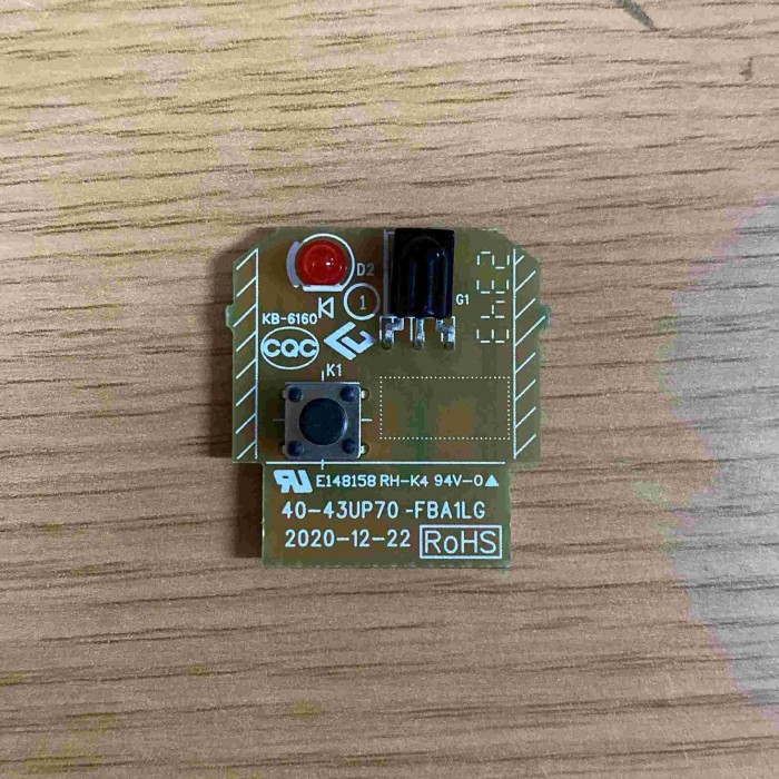 SENSOR IR LG 55UR73006LA 40-43UP70-FBA1LG
