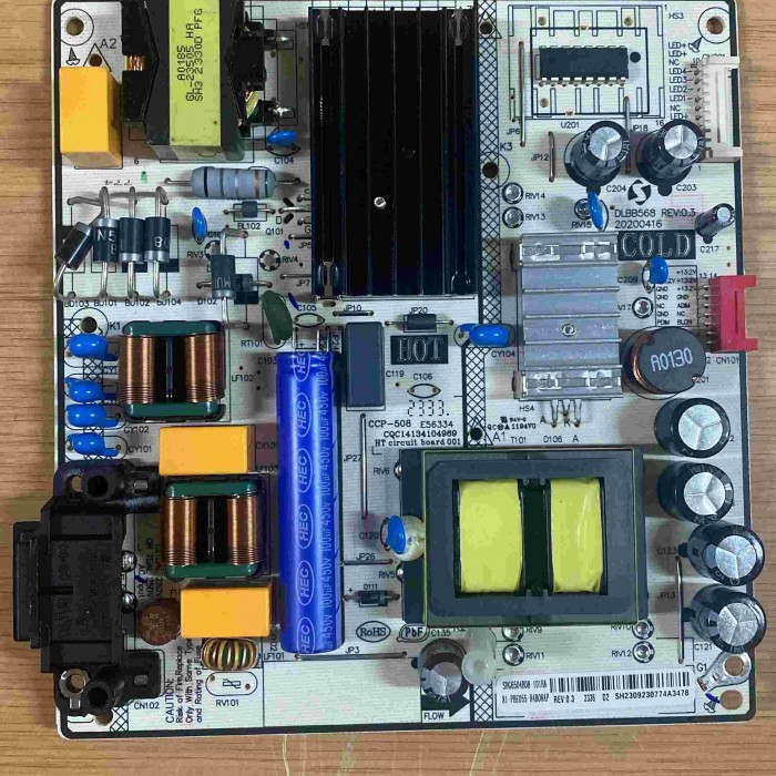 FUENTE ALIMENTACIÓN LG 55UR74006LB DLBB568 Rev 0.3 20200416