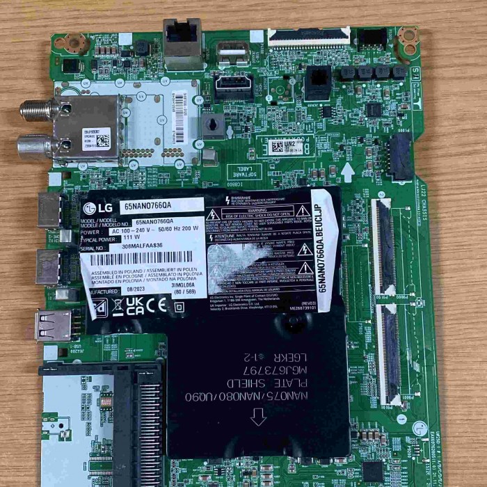 MAINBOARD LG 65NANO766QA EAX69762805(1.0) EBT67469803