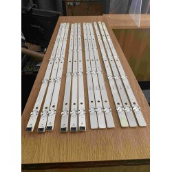 KIT BARRA LED LG 65UJ630V-ZA SSC 65UJ63 10LED REV00 A B C D