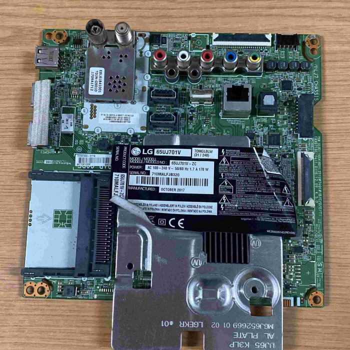 MAINBOARD LG 65UJ701V EAX67166104(1.0) EBT64614102