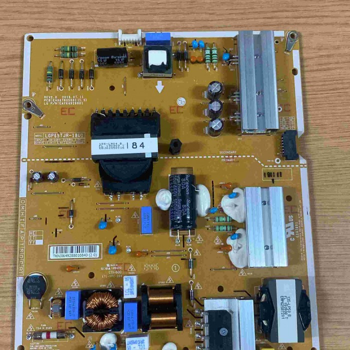 FUENTE ALIMENTACIÓN LG 65UM7100PLA EAX67805001(1.5) EAY64928801
