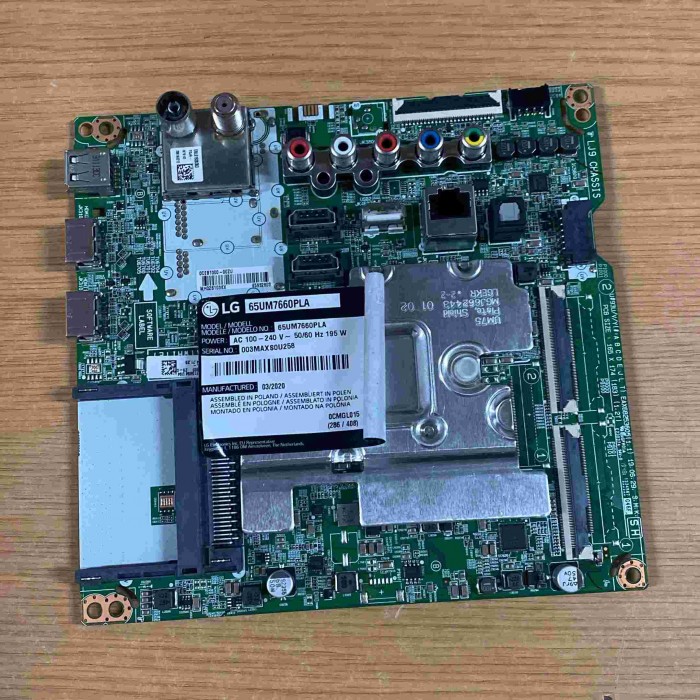 MAINBOARD LG 65UM7660PLA EAX68253605(1.1) EBT65932803