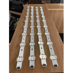 KIT BARRA LED LG 65UN71006LB SSC  65UK63(BOE) 9 LED SVL650A95 REV1.0