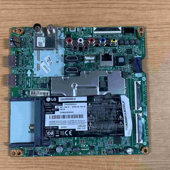 MAINBOARD LG 65UN80006LA EAX69083603(1.0) EBT66210503