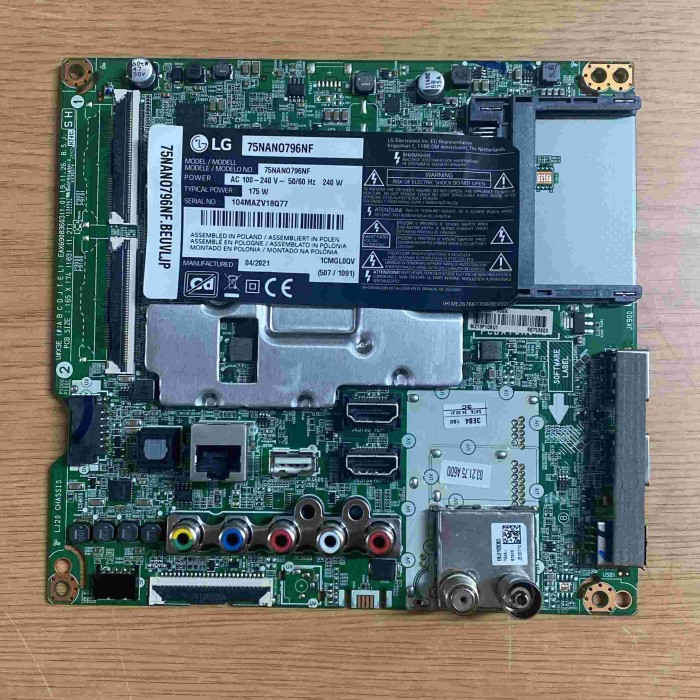 MAINBOARD LG 75NANO796NF EAX69083603(1.0) EBT66753603