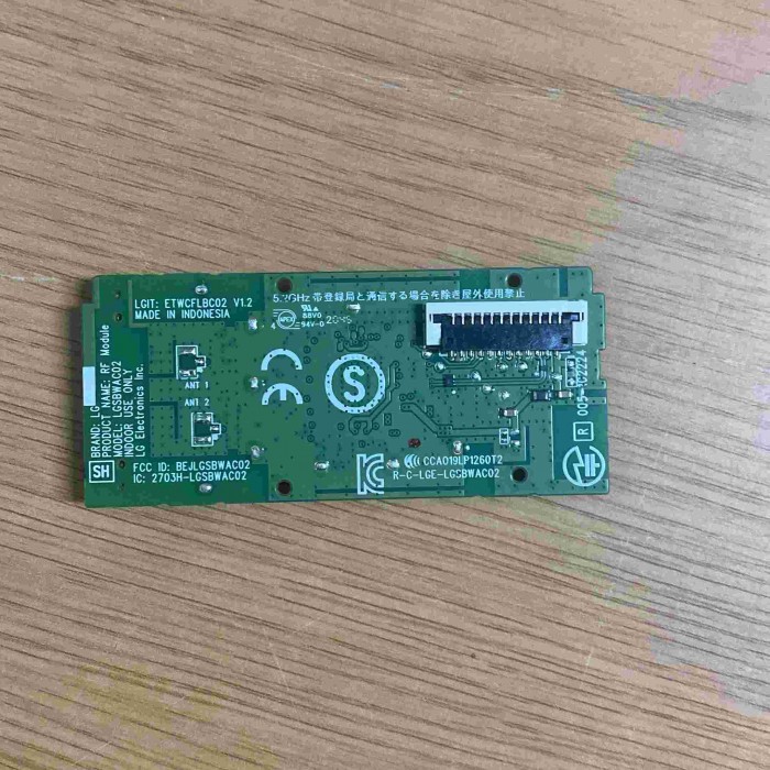 RECEPTOR WIFI LG 75NANO796NF LGSBWAC02