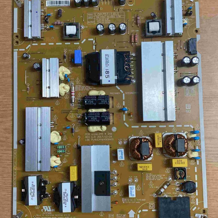 FUENTE ALIMENTACION  LG 75UK6500PLA LGP75T-18U1 EAY64908601