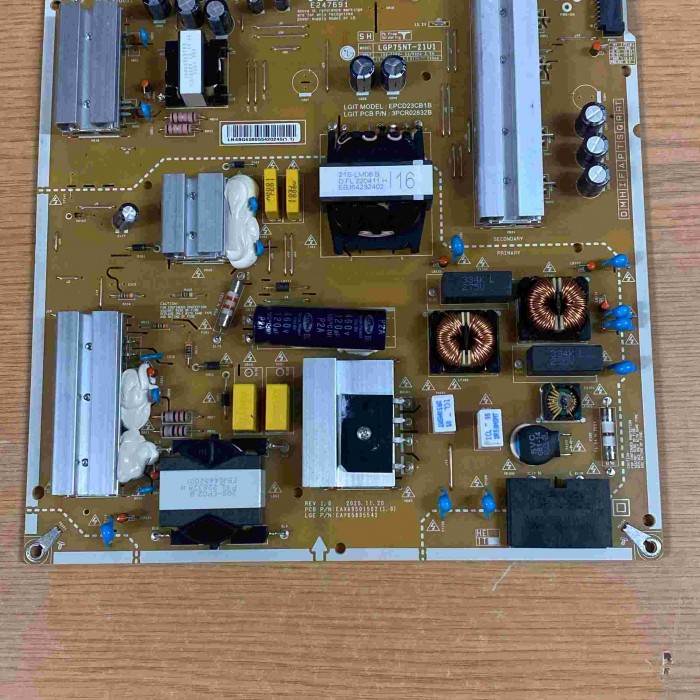 FUENTE ALIMENTACIÓN LG 75UQ80006LB EAX69501502(1.0) EAY65895542