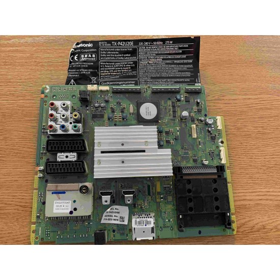 MAINBOARD PANASONIC TX-P42U20E TNPH0830 1 A TXNA1LLUUE