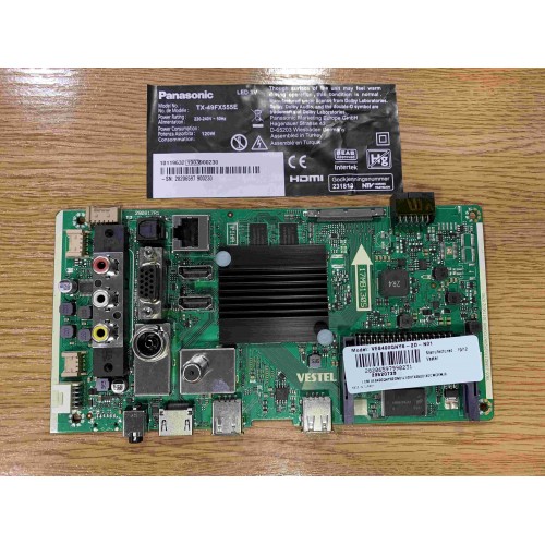 MAINBOARD PANASONIC TX-49FX555E 17MB130S PANEL VES490QNYS-2D-N01