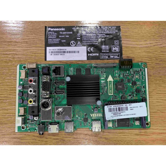 MAINBOARD PANASONIC TX-49FX555E 17MB130S PANEL VES490QNYS-2D-N01 MAINBOARD PANASONIC TX-49FX555E 17MB130S PANEL VES490QNYS-2D-N01