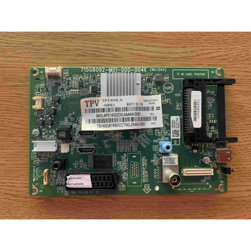 MAINBOARD PHILIPS 40PFH4309-88 715G6092-M01-000-004K(WK 1344)