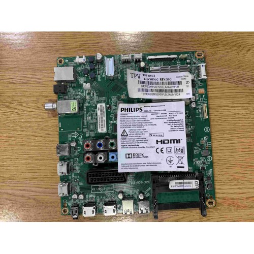 MAINBOARD PHILIPS 43PUH6101-88 715G8132-M0E-B00-005K PANEL TPT430U3