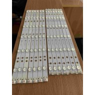 KIT BARRA LED PHILIPS 49PUH6101-88 GJ-2K16-490-D712-P5 R L