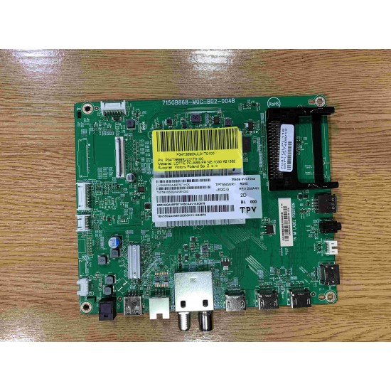 MAINBOARD PHILIPS 55PUS7406-12 FZ1  715GB868-M0C-B02-004B PANEL TPT550WR1