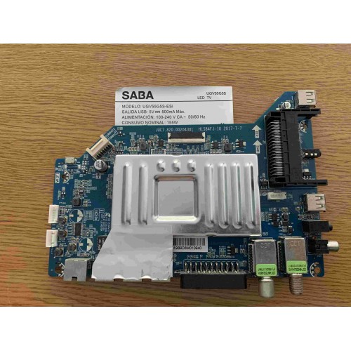 MAINBOARD SABA UGV55G5S JUC7.820.00204301 HLS84FJ-IU PANEL C550U18-E5S-S