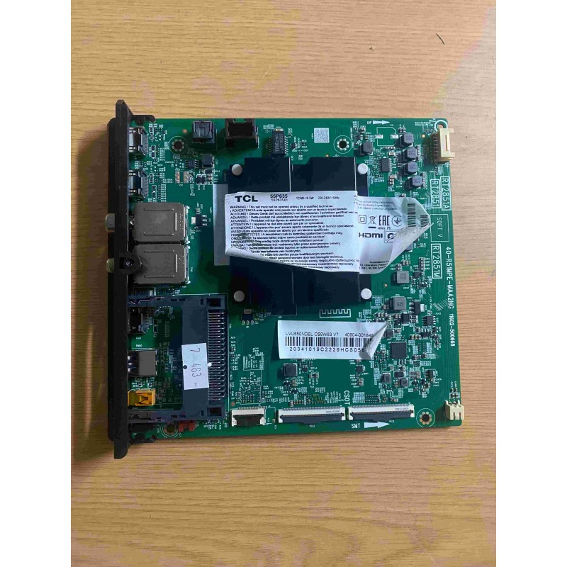 MAINBOARD TCL 55P635 40 R51MPE MAA2HG PANEL LVU550NDEL HARRYELECTRONICS.COM