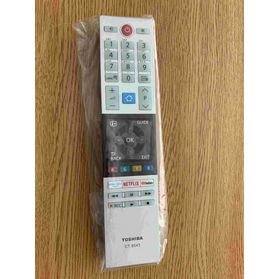MANDO ORIGINAL TOSHIBA 43UL4B63DG CT-8543 MANDO ORIGINAL TOSHIBA 43UL4B63DG CT-8543