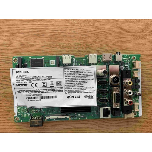 MAINBOARD TOSHIBA 50UL3B63DG 17MB230 260319R2 PANELVES500QNDT-2D-N41