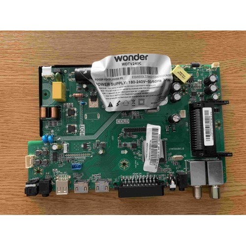 MAINBOARD WONDER WDTV240C 17AT010V1.0 PANEL LSC400HN02-804