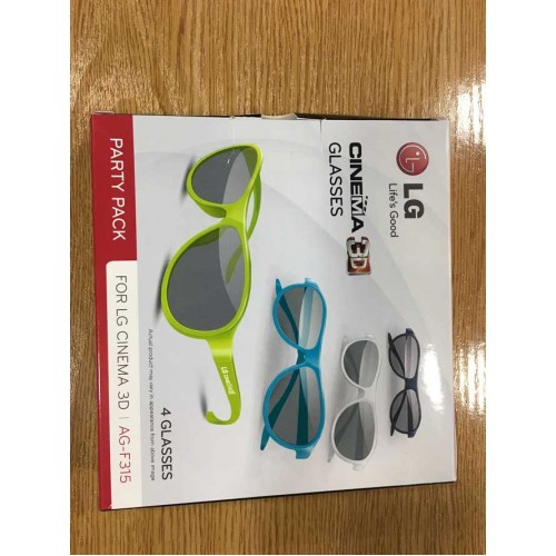 LG AG-F315 Pack 4 Gafas 3D Estereóscopico Colores