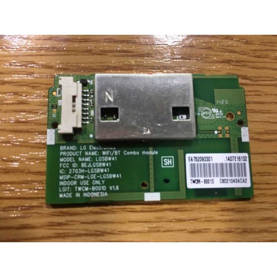 Modulo wifi Bluetooth TV LG 60PB690V-ZC LGSBW41 EAT62093301